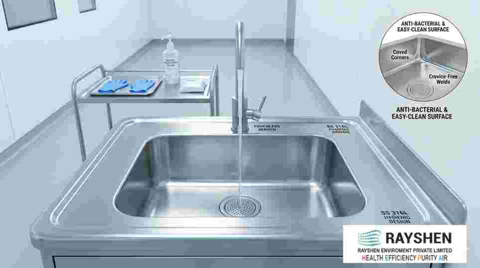 The Definitive Guide to Industrial SS Sinks: Engineering Hygiene for Pharma, Hospitals, and Cleanrooms